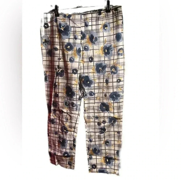 moschino cheap and chic Pants - Moschino cheap and chic casual day 2 nite stylish straight floral capri pants 10